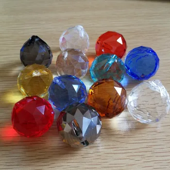 40mm 35pcs mixed color crystal faceted lighting prism ball drops Crystal hanging ball Glass chandelier pendants
40mm 35pcs mixed color crystal faceted lighting prism ball drops Crystal hanging ball Glass chandelier pendants