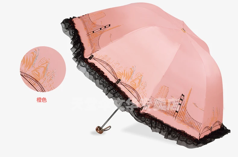 Free shipping the new 2016 silver lace is prevented bask in steel reinforced plastic sun umbrella female 3 folding umbrella
Free shipping the new 2016 silver lace is prevented bask in steel reinforced plastic sun umbrella female 3 folding umbrella