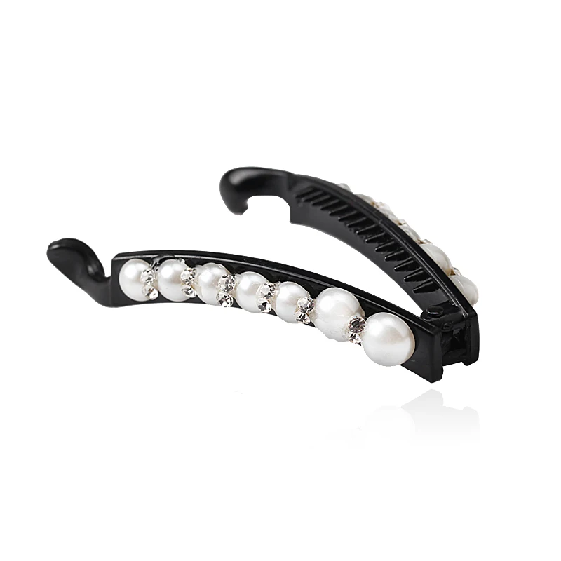 Women Elegant Barrettes Hairpins Banana Hair Accessories Girls Beads Clamps Hair Clip Headwear Female Ponytail Holders Hair Claw
Women Elegant Barrettes Hairpins Banana Hair Accessories Girls Beads Clamps Hair Clip Headwear Female Ponytail Holders Hair Claw