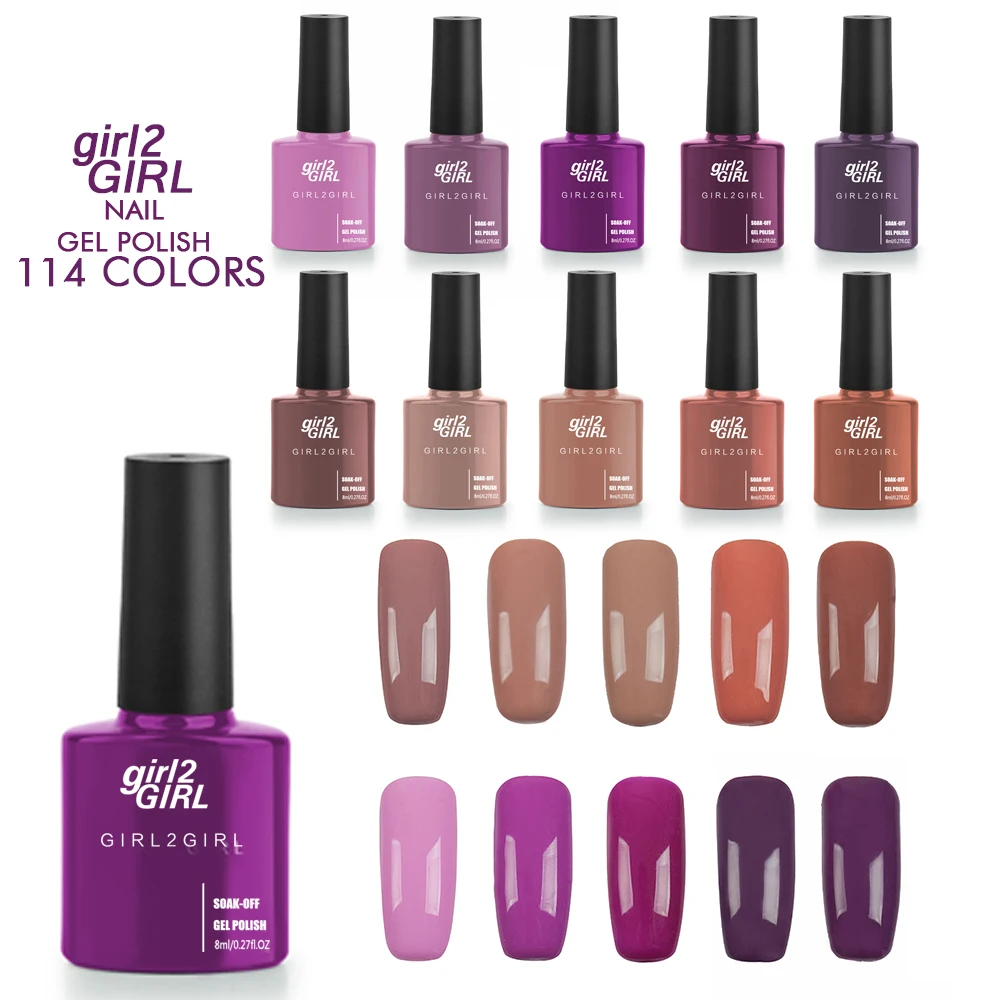 Girl2GIRL длинные самые последние модели био Гели Soak Off Звездное гель УФ светодиодный