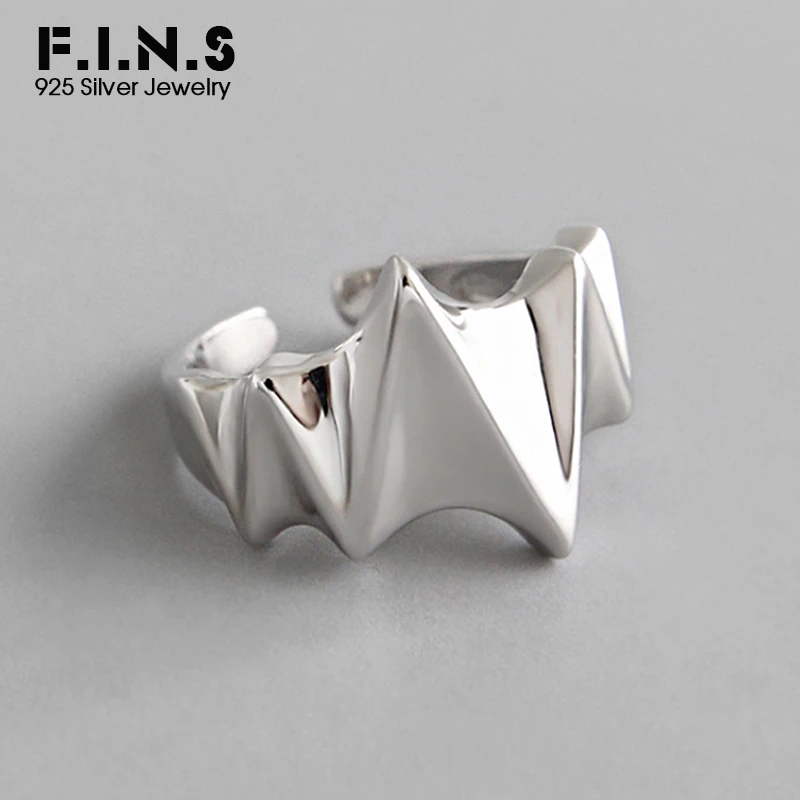 F.I.N.S 925 Sterling Silver Rings For Women Irregular Wave Concave Party Japan Korean Style Simple Open Ring Fine Jewelry
F.I.N.S 925 Sterling Silver Rings For Women Irregular Wave Concave Party Japan Korean Style Simple Open Ring Fine Jewelry