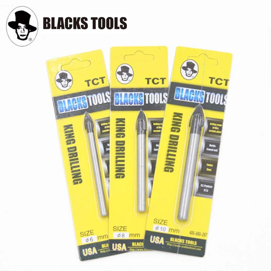 Blacks Tools 1PC 6/8/10/12/14mm Triangle Tip Glass Drill Set Tile Cermic Drill Bit Hand Tools
Blacks Tools 1PC 6/8/10/12/14mm Triangle Tip Glass Drill Set Tile Cermic Drill Bit Hand Tools