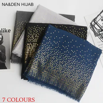 Gilding point drill decorated cotton and muffler shawl scarf European and American high quality Muslim women's hijab 10pcs/lot
Gilding point drill decorated cotton and muffler shawl scarf European and American high quality Muslim women's hijab 10pcs/lot