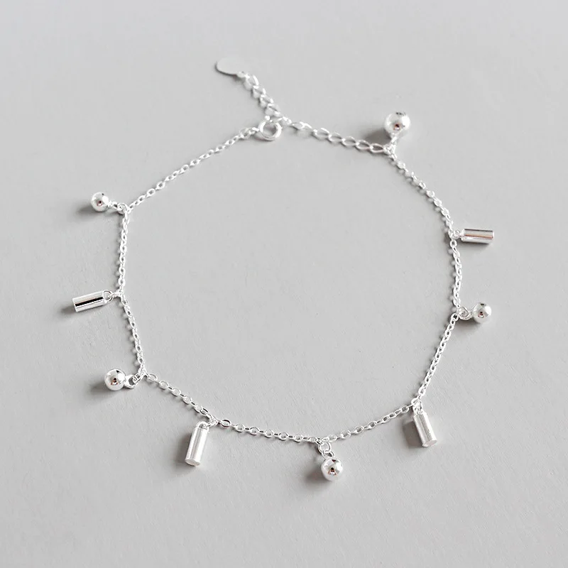 100% 925 sterling silver bead bell charms ankle bracelet femme cavigliera, fashion anklets for women foot jewelry leg bracelet
100% 925 sterling silver bead bell charms ankle bracelet femme cavigliera, fashion anklets for women foot jewelry leg bracelet