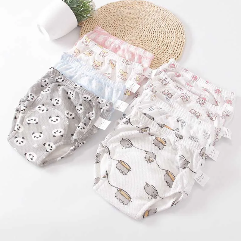 4pcs/lot Reusable Baby Training Pants Waterproof Toddler Infant Underwear Washable Newborn Boy Girl Mesh Diapers Nappy Panties
4pcs/lot Reusable Baby Training Pants Waterproof Toddler Infant Underwear Washable Newborn Boy Girl Mesh Diapers Nappy Panties