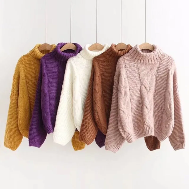 Pullover Mujer Autumn Women Big Plus Size Winter Knitted Sweaters Women Turtleneck Sweater Knitting Pullovers Ribbed
Pullover Mujer Autumn Women Big Plus Size Winter Knitted Sweaters Women Turtleneck Sweater Knitting Pullovers Ribbed