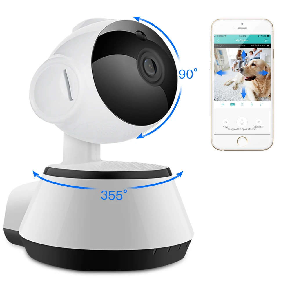 SDETER 2MP 1080P WIFI Camera IP Wireless Home Surveillance Security CCTV Camera IR Night Vision Baby Monitor Two Way Talk WIFI
SDETER 2MP 1080P WIFI Camera IP Wireless Home Surveillance Security CCTV Camera IR Night Vision Baby Monitor Two Way Talk WIFI