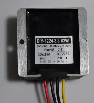 DC DC 12V24V(6-40V) To 3.3V 25A 82W Step Down Converter Buck Module Car Power Supply Adapter Voltage Regulator Waterproof
DC DC 12V24V(6-40V) To 3.3V 25A 82W Step Down Converter Buck Module Car Power Supply Adapter Voltage Regulator Waterproof