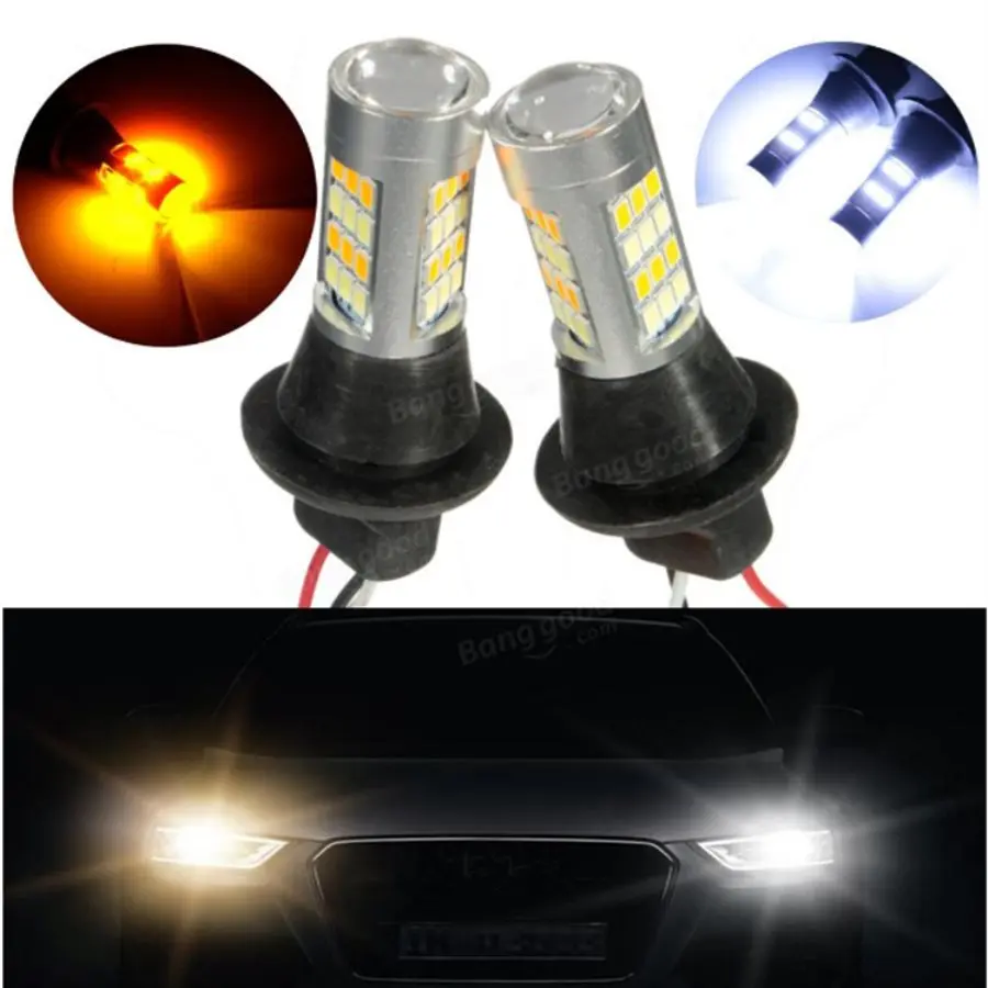 2018 Auto Led Light Daytime Running Light Front Turn Signals Light Car DRL Led Winker Bulb White+Yellow Lamp 50W 42SMD T20 7440
2018 Auto Led Light Daytime Running Light Front Turn Signals Light Car DRL Led Winker Bulb White+Yellow Lamp 50W 42SMD T20 7440