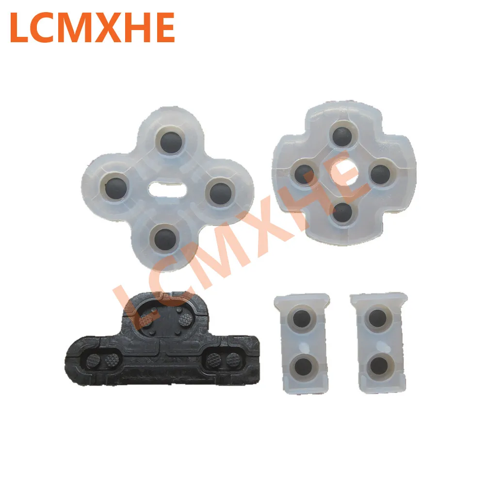 

5pc=1set For PS3 Controller Conductive silicone Joypad Buttons Trigger Pads conducting rubber parts for Playstation 3 joystick