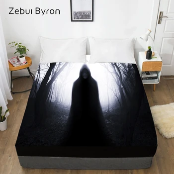 3D Print Custom Bed Sheet With Elastic,Fitted Sheet Queen/King,Halloween ghostly figure Mattress Cover 150/180/160x200
3D Print Custom Bed Sheet With Elastic,Fitted Sheet Queen/King,Halloween ghostly figure Mattress Cover 150/180/160x200