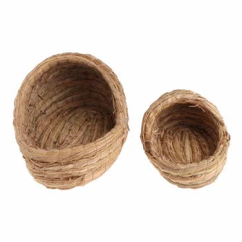 Pet Hamster Nest Woven Natural Straw Rabbit Guinea Pigs Warm House Handmade Cage for Winter Small Animals Supplies
Pet Hamster Nest Woven Natural Straw Rabbit Guinea Pigs Warm House Handmade Cage for Winter Small Animals Supplies