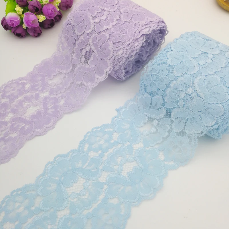 5yds/lot 9.5cm width Blue/Purple Nylon mesh embroidered Fabric Venise Net Lace Trim Ribbon Sewing Dress Craft
5yds/lot 9.5cm width Blue/Purple Nylon mesh embroidered Fabric Venise Net Lace Trim Ribbon Sewing Dress Craft