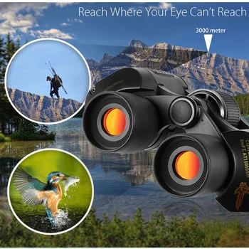 60X60 HD Red Film Low Light Level Night Vision Binoculars With Coordinates Portable Focus Hunting Bird Watching Telescope
60X60 HD Red Film Low Light Level Night Vision Binoculars With Coordinates Portable Focus Hunting Bird Watching Telescope