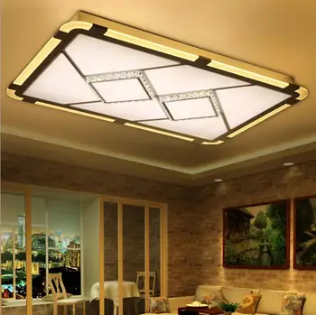 Rectangular side emitting led ceiling lamp hall living room ceiling lamp conference bedroom crystal lamp lighting fixture led
Rectangular side emitting led ceiling lamp hall living room ceiling lamp conference bedroom crystal lamp lighting fixture led