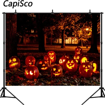 Capisco photography backdground Forest night burning pumpkin lights Halloween backdrop newborn original design fantasy props
Capisco photography backdground Forest night burning pumpkin lights Halloween backdrop newborn original design fantasy props