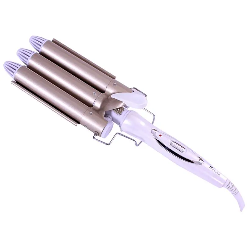 Surker Jd-016 Three Stick Curlers Egg Roll Head 3 Tube Ceramic Curling Iron Eu Plug
Surker Jd-016 Three Stick Curlers Egg Roll Head 3 Tube Ceramic Curling Iron Eu Plug