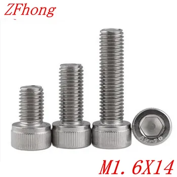 1000PCS DIN912 m1.6*14 m1.6 x 14 stainless steel hex hexagon socket cap head screw
1000PCS DIN912 m1.6*14 m1.6 x 14 stainless steel hex hexagon socket cap head screw