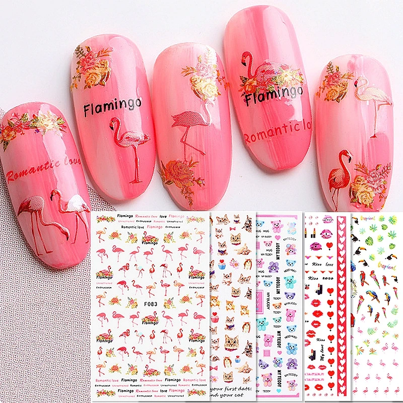 high-quality self adhesive 3d nail art decorations nail sticker ultra-thin gum cartoon nail decals manicure nails accessoires
high-quality self adhesive 3d nail art decorations nail sticker ultra-thin gum cartoon nail decals manicure nails accessoires