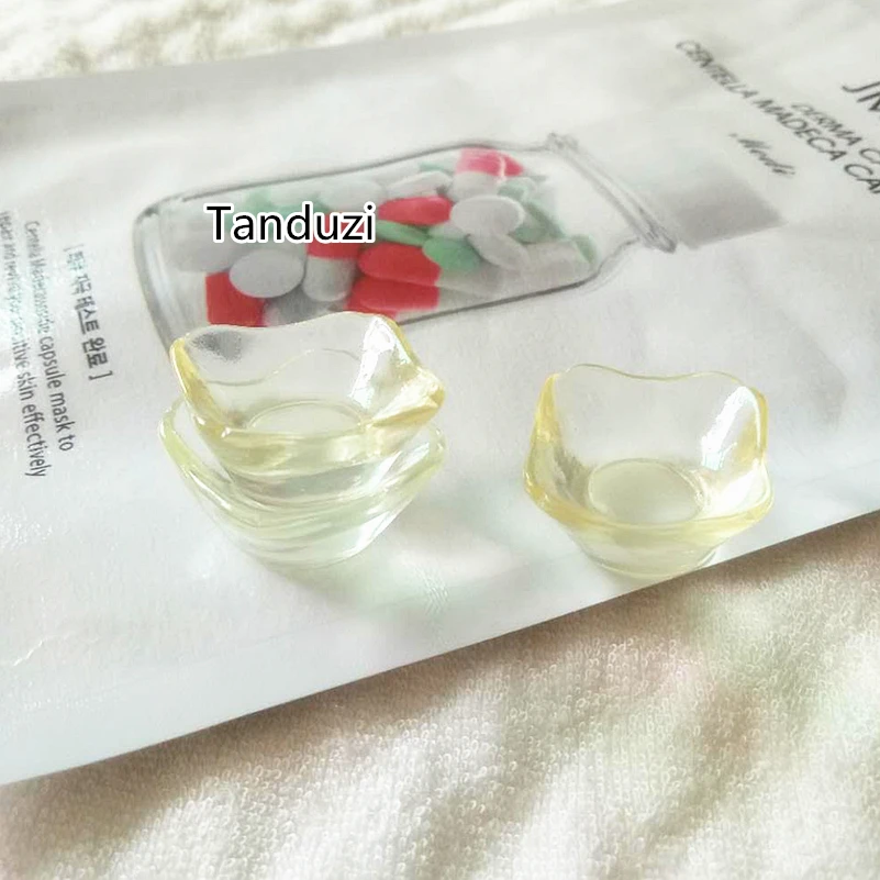 Tanduzi 20PCS Kawaii Miniature Resin Plate Saucer Dish Clear Dollhouse Jam Saucer Miniaturas
Tanduzi 20PCS Kawaii Miniature Resin Plate Saucer Dish Clear Dollhouse Jam Saucer Miniaturas