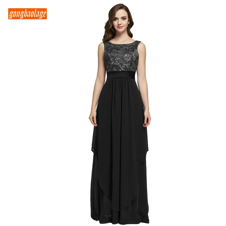 Elegant Black Women Long Evening Dress 2019 Dark Navy Formal Party Dress Chiffon Lace Zipper Slim Fit Cheap Blue Evening Gowns
Elegant Black Women Long Evening Dress 2019 Dark Navy Formal Party Dress Chiffon Lace Zipper Slim Fit Cheap Blue Evening Gowns