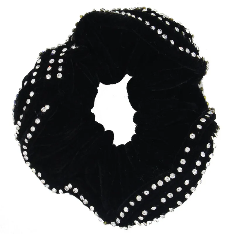Furling Girl 1PC Black Velvet Scrunchies with 3 circles 270 Rhinestones for Charming Women Dancers Fahion Lady Accessories
Furling Girl 1PC Black Velvet Scrunchies with 3 circles 270 Rhinestones for Charming Women Dancers Fahion Lady Accessories