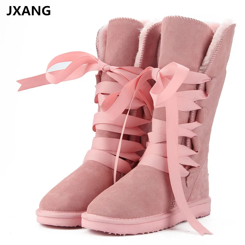 JXANG High Quality Snow Boots women's winter Boot Women Fashion Genuine Leather Australia Classic Women's High Boot Winter
JXANG High Quality Snow Boots women's winter Boot Women Fashion Genuine Leather Australia Classic Women's High Boot Winter
