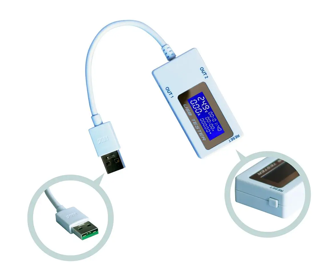 4~30v Dual USB tester Digital voltmeter amperimetro current voltage meter amp charger Doctor multifunction test | Электроника