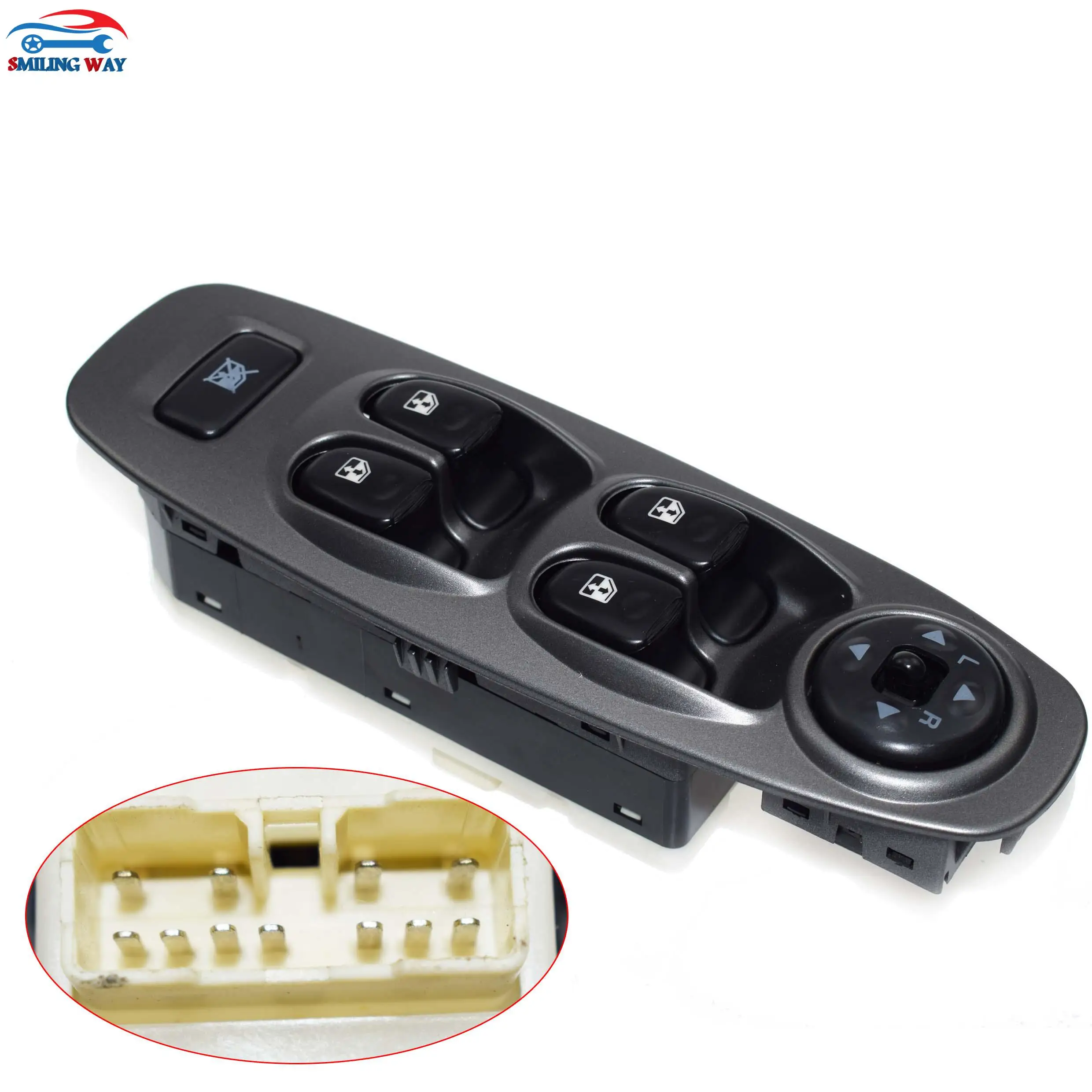 SMILING WAY# 11 pins Front Left Driver Power Window Switch For Hyundai Accent 2000-2005 OE# 93570-25000 , 9357025000
SMILING WAY# 11 pins Front Left Driver Power Window Switch For Hyundai Accent 2000-2005 OE# 93570-25000 , 9357025000
