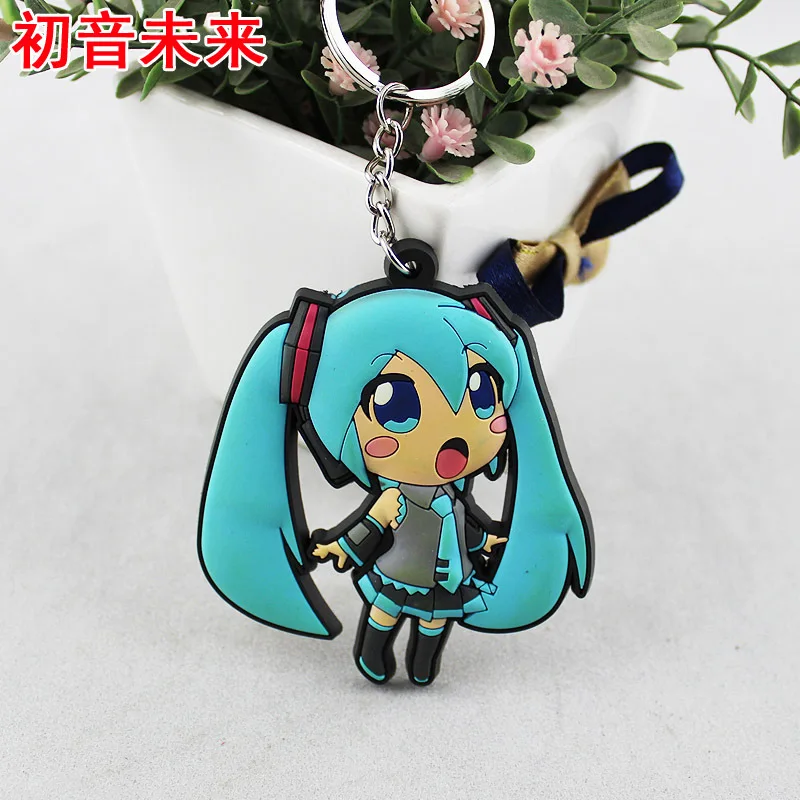 2015 New Offer Men Key Chaveiros Keyring Porte Clef Comic hatsune Miku Keychain Anime Pvc Can Be Customized
2015 New Offer Men Key Chaveiros Keyring Porte Clef Comic hatsune Miku Keychain Anime Pvc Can Be Customized