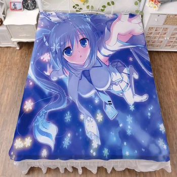 New Anime Cartoon Vocaloid snow miku flat sheet bed sheet top sheet No.006
New Anime Cartoon Vocaloid snow miku flat sheet bed sheet top sheet No.006