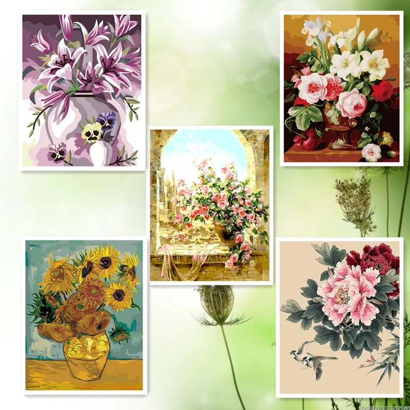 oil paint painting by numbers diy picture drawing coloring on canvas painting by hand wall paint flower Lily Rose sunflower ZX26
oil paint painting by numbers diy picture drawing coloring on canvas painting by hand wall paint flower Lily Rose sunflower ZX26