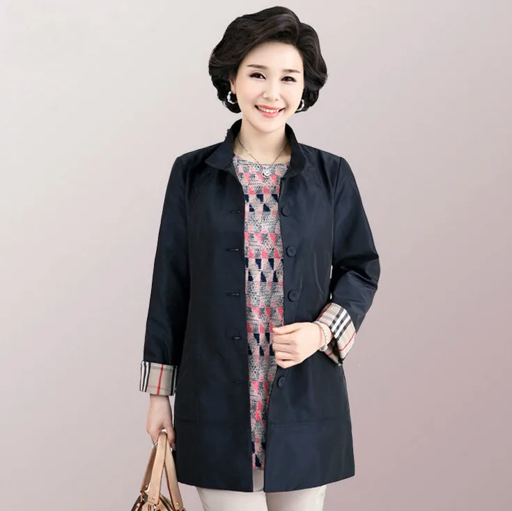windbreaker coats plus size for 5XL women plaid thin trench spring fall new fashion elegant korean middle age mother overcoat
windbreaker coats plus size for 5XL women plaid thin trench spring fall new fashion elegant korean middle age mother overcoat