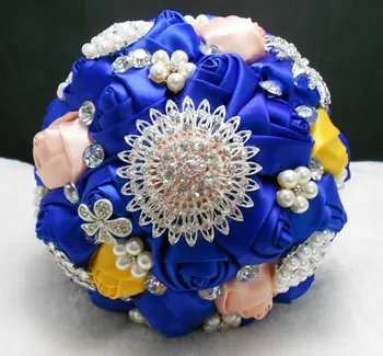 DIY Custom Artificial Flowers Silk Rose Bouquet Wedding rhinestone Flowers buque de noiva Bridesmaid Bridal Wedding Bouquet
DIY Custom Artificial Flowers Silk Rose Bouquet Wedding rhinestone Flowers buque de noiva Bridesmaid Bridal Wedding Bouquet