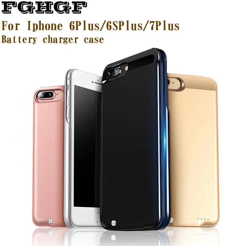 FGHGH Charger Case For iPhone 6Plus 6SPlus 7Plus External Battery Rechargeable Back Cover High Quality 3800mAh Powerbank
FGHGH Charger Case For iPhone 6Plus 6SPlus 7Plus External Battery Rechargeable Back Cover High Quality 3800mAh Powerbank