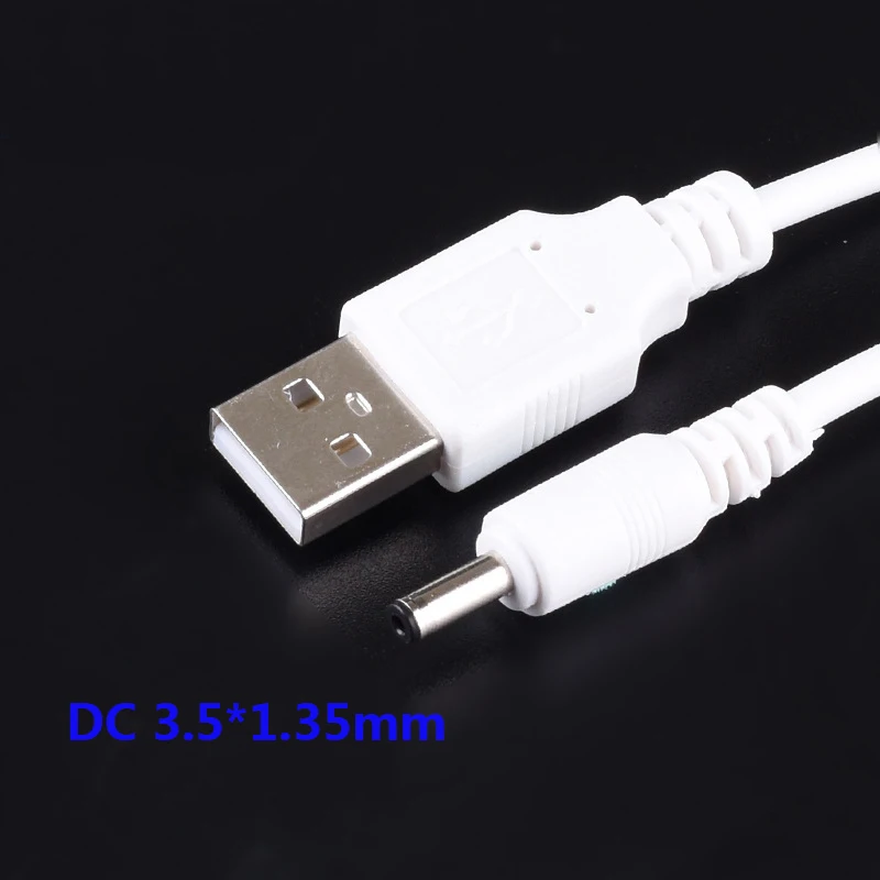DC Power Plug USB Convert To 3.5*1.35mm/DC 3.5*1.35 White Jack With Cord Connector Cable
DC Power Plug USB Convert To 3.5*1.35mm/DC 3.5*1.35 White Jack With Cord Connector Cable