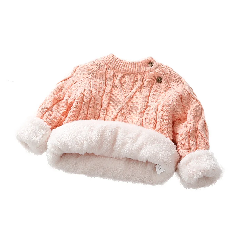 Baby Girls Winter Sweater Snow Wear Fleece Thick Warm Pullover Child knit shirts For Boy Kids Long Sleeve Cotton Tops 1 2 3 year
Baby Girls Winter Sweater Snow Wear Fleece Thick Warm Pullover Child knit shirts For Boy Kids Long Sleeve Cotton Tops 1 2 3 year
