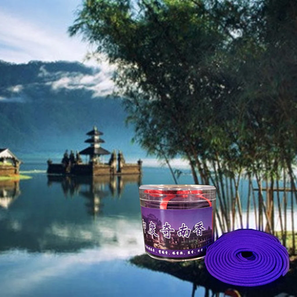 2pcs Incense Coils 3 Hours Natural Spiral Coils Yoga Room Bedroom Fragrance Aromatic Aroma Sticks