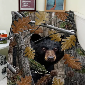 Blanket Comfort Warmth Soft Cozy Air conditioning Easy Care Machine Wash Camouflage Camo Forest Black Bear Kids Adult for Sofa
Blanket Comfort Warmth Soft Cozy Air conditioning Easy Care Machine Wash Camouflage Camo Forest Black Bear Kids Adult for Sofa
