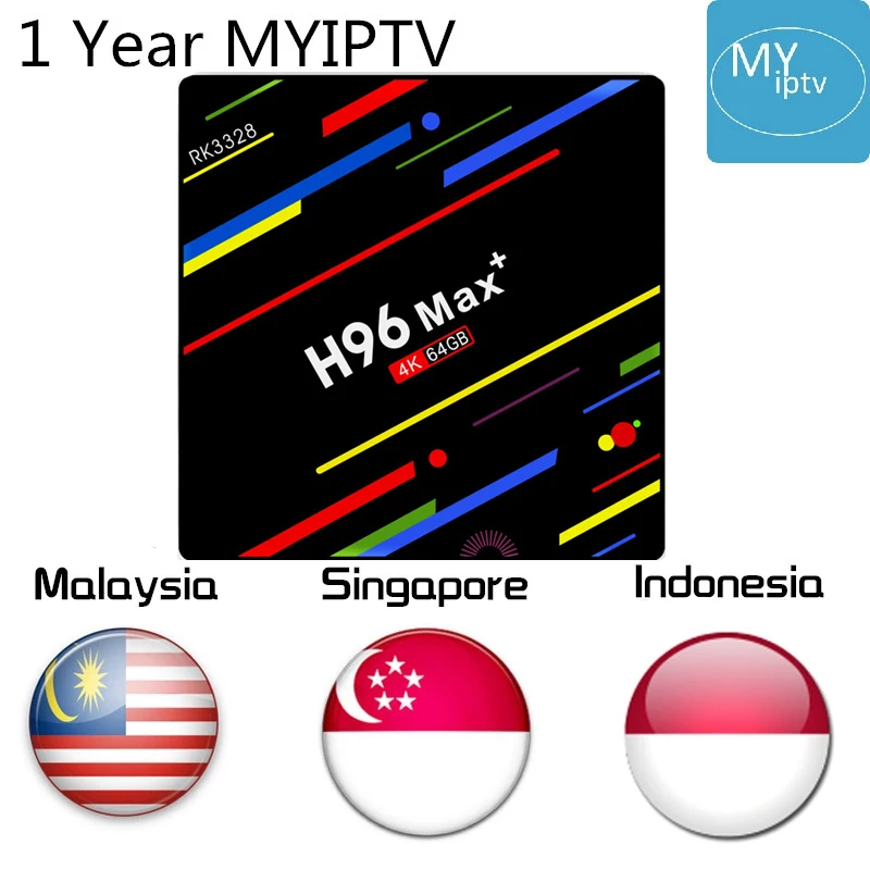 2019 Newest 1 Year MYIPTV 4K IPTV Subscription Singapore Malaysia Indonesia Channels Android 9.0 Tv Box H96 MAX+ Smart IPTV Box
2019 Newest 1 Year MYIPTV 4K IPTV Subscription Singapore Malaysia Indonesia Channels Android 9.0 Tv Box H96 MAX+ Smart IPTV Box