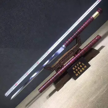 Handmade Sturdy Chinese Kung Fu Sword Sharp Manganese Steel Wushu Spear Steel Scabbard
Handmade Sturdy Chinese Kung Fu Sword Sharp Manganese Steel Wushu Spear Steel Scabbard