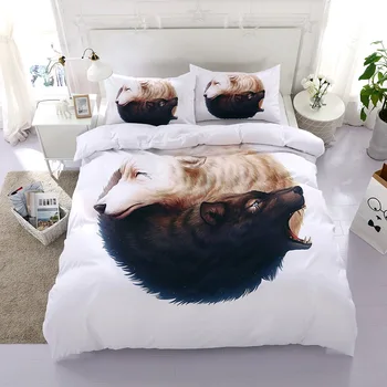 3D Wolf Bedding Set BeddingOutlet White Bedding Set Dog Print Bedclothes bed linen Duvet Cover Pillowcase Twin Full Queen King 
3D Wolf Bedding Set BeddingOutlet White Bedding Set Dog Print Bedclothes bed linen Duvet Cover Pillowcase Twin Full Queen King