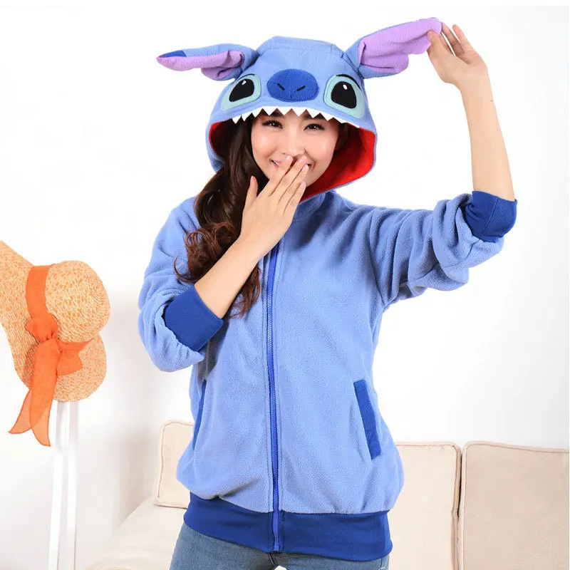 Unisex Blue Stitch Hoodie Lady Sweatshirt For Women Hooded Zip-up Hoody Costume Cosplay moleton feminino ropa deportiva mujer
Unisex Blue Stitch Hoodie Lady Sweatshirt For Women Hooded Zip-up Hoody Costume Cosplay moleton feminino ropa deportiva mujer