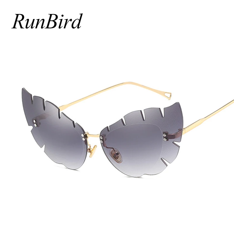 RunBird Fashion Rimless Cat Eye Sunglasses Women Brand Designer Gradient Sun Glasses Female UV400 High Quality Metal 1518R
RunBird Fashion Rimless Cat Eye Sunglasses Women Brand Designer Gradient Sun Glasses Female UV400 High Quality Metal 1518R