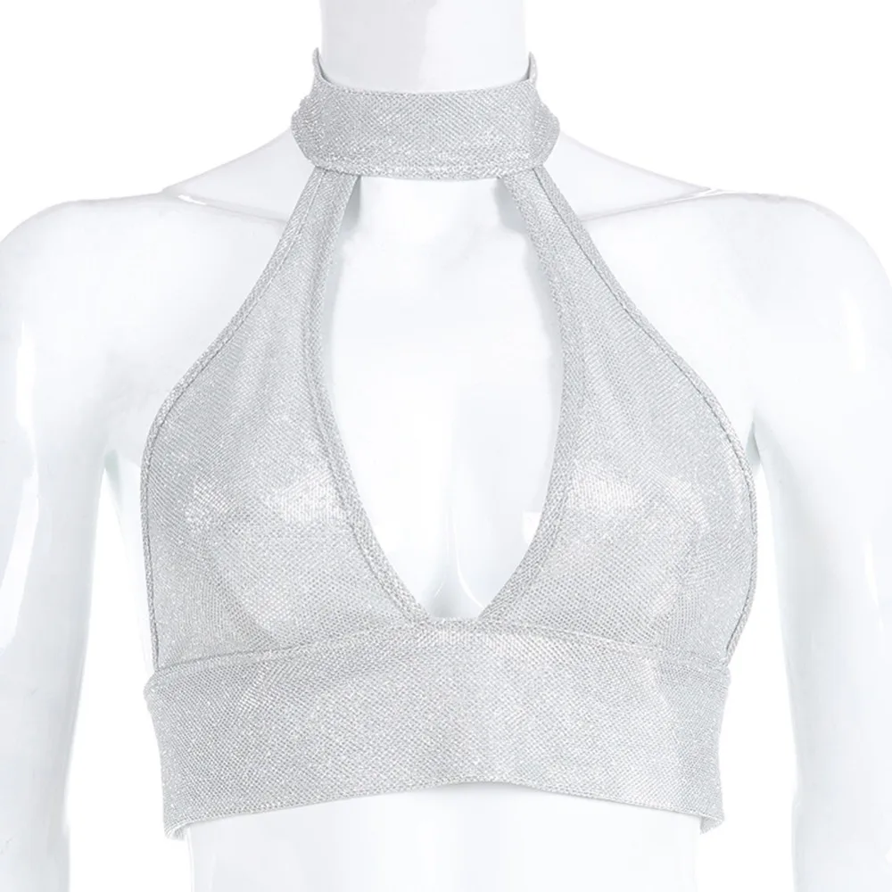 Summer Sexy Halter Crop Top women Camis Bling Diamond Camisole Tank Tops Summer Sexy Sleeveless Slim V neck Bustier Party Club
Summer Sexy Halter Crop Top women Camis Bling Diamond Camisole Tank Tops Summer Sexy Sleeveless Slim V neck Bustier Party Club