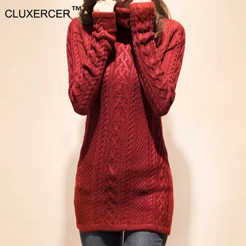 High quality women sweaters and pullovers thicken turtleneck pullover knitted sweaters women long slim sweater dresses
High quality women sweaters and pullovers thicken turtleneck pullover knitted sweaters women long slim sweater dresses