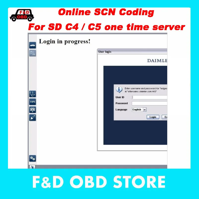 Online SCN Coding for X&entry Diagnostic tool SD C4 / star c4/SD C5 one time service login server (DALM-LER) $39USD
Online SCN Coding for X&entry Diagnostic tool SD C4 / star c4/SD C5 one time service login server (DALM-LER) $39USD