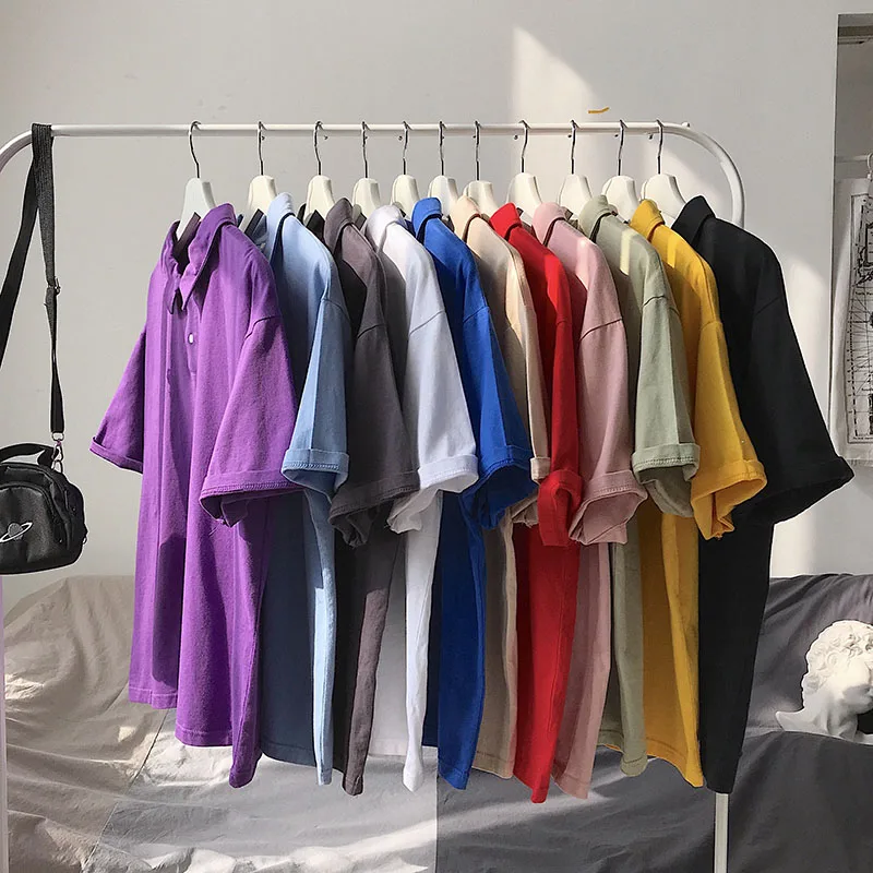 Mens Clothing 2019 Short Sleeves Polo Shirt Business Casual Solid Color Pure Cotton Polo Shirts Men Black White Polo Men 3XL
Mens Clothing 2019 Short Sleeves Polo Shirt Business Casual Solid Color Pure Cotton Polo Shirts Men Black White Polo Men 3XL