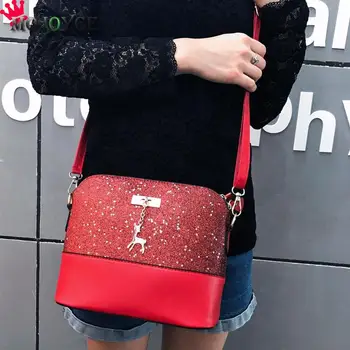 2019 New Shell Messenger Shoulder Bag Deer Women Ladies Handbag Sequin Lady PU Leather Crossbody Bag Shining Casual Sac a Main
2019 New Shell Messenger Shoulder Bag Deer Women Ladies Handbag Sequin Lady PU Leather Crossbody Bag Shining Casual Sac a Main