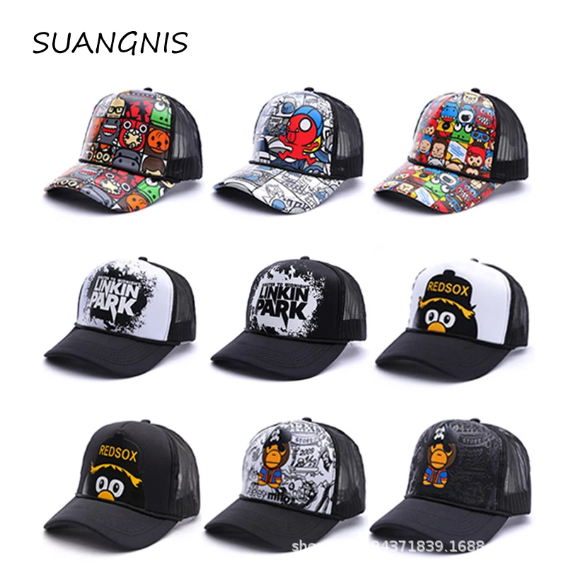 2019 Parent-child net hat children in summer sun screen baseball cap adjustable men's and women's truck hat duck cap wholesale
2019 Parent-child net hat children in summer sun screen baseball cap adjustable men's and women's truck hat duck cap wholesale